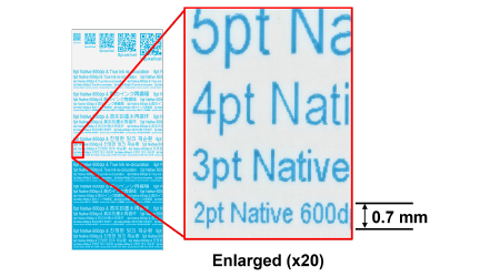 Print samples with high viscosity ink