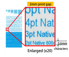 Print samples with high viscosity ink