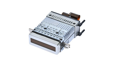 Inkjet Head "CF6/CF6R"
A 600-npi printhead capable of producing a minimum droplet size of 6 pL while achieving 150 % productivity compared with the conventional models ("CF3/CF3R").