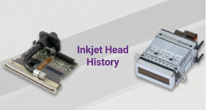 インクジェットヘッド技術の歴史イメージ画像
